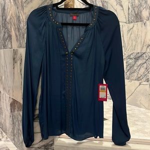 Vince Camino Blue Blouse